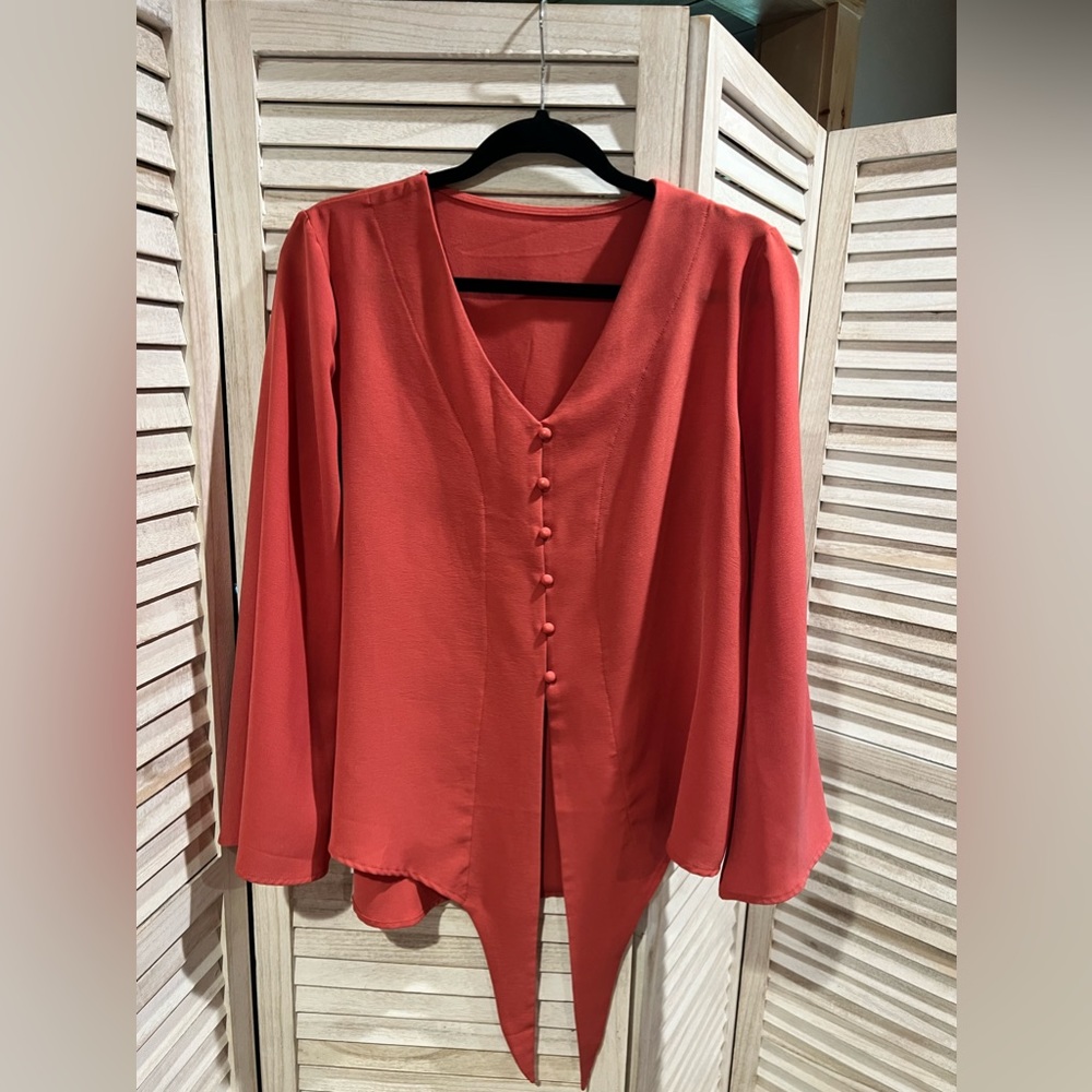 Button Down Blouse - Picture 2 of 3